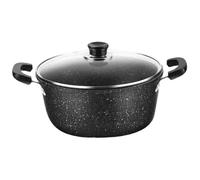 Stock Pot with Lid, 12 Inch Nonstick Cooking Pot with Dual Handles, Easy to Clean Water Bath Canner, Home Essentials for Kitchen.