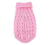 Stock Show Pet Legs Joints Winter Warm Pet Joint Knee Breathable Soft Comfortable Knitwear Pet Clothes for Small Dogs Male Designer Look (Pink, XL)