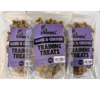 Stockbull Dog Training Treats - Game & Chicken (3 x 165g Re-sealable Packets)