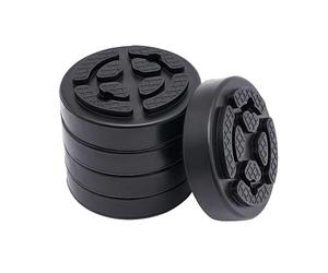 StockBurger Rubber Car Lift Pads, 5PCS Anti-Slip Round Jack Pads, 4.7" Diameter, Lift Accessory for Auto, 2 Post & Bridge Jacks, Garage, Repair Shop