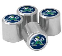 Stockdale NCAA Notre Dame Fighting Irish Metal Tire Valve Stem Caps, 4-Pack