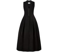 Stockerpoint Women's Dirndl Akina Dress, Black, 16