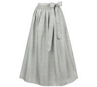 Stockerpoint Aline Dirndl Apron 96 cm Length Jacquard, Green (sage), 40-44