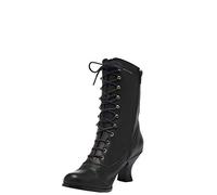 Stockerpoint Boots 4490 Women's Half Shaft Boots, Black Nappa, 6.5 UK
