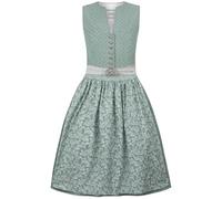Stockerpoint Franka Women's Dirndl I Size 34-54 I Costume Dress with Loving Details and Dirndl Apron I 100% Cotton I Comfortable and Easy Care I Perfect for Costumes and Festivities, Green (sage), 20