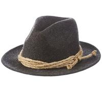 Stockerpoint Men's H-3535.2 Panama Hat, Charcoal, 7