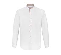 Stockerpoint Men's Hemd Raffa Shirt, Weiss-Rot, S