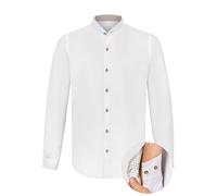 Stockerpoint Men's Hemd Reno Shirt, Weiss-grün,