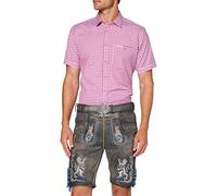 Stockerpoint Men's Hose Bayern Bua Lederhosen, Grey (Grad Antik Gespeckt Grau Antik Gespeckt), 46