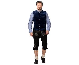 Stockerpoint Men's Lorenzo Traditional Waistcoat, Indigo, 36