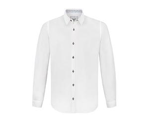 Stockerpoint Men's Peter Shirt, White-Blue, M