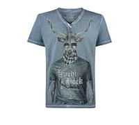 Stockerpoint Men's Prachtbock T-Shirt, Rauchblau, 2XL
