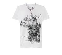 Stockerpoint Men's Shirt Naturbursch T, Weiss, 2XL