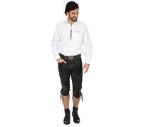 Stockerpoint Men's Sigmar4 Traditional Leather Trousers, Graphite Specked, 38