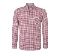 Stockerpoint Men's Traditional Shirt, Red (Bordeaux), S