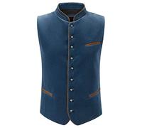 Stockerpoint Men's Weste Ricardo Gilet, Blue (Rauchblau), Medium