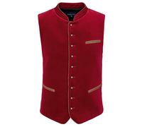 Stockerpoint Men's Weste Ricardo Traditional Dress Waistcoat, Red (dunkelrot), Medium (manufacturer size: 48)