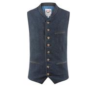 Stockerpoint Men's Weste Sirius Trachtenwesten, Blue (Dunkelblau-Grau Dunkelblau-Grau), X-Small (Size: 46)