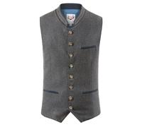 Stockerpoint Men's Weste Sirius Trachtenwesten, Grey (Grau-Dunkelblau Grau-Dunkelblau), Small (Size: 48)