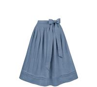 Stockerpoint Mina Dirndl Apron, Smoke Blue, 40-44, smoke blue, 40-44