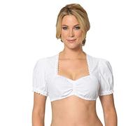 Stockerpoint Women's B-3030 Short Sleeve Blouse, White (White), 42