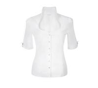 Stockerpoint Women's Bluse Priscilla Trachtenblusen, White (Weiss Weiss), 10 (Size:36)
