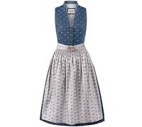 Stockerpoint Women's Dirndl Amalie2 Special Occasion Dress, Dark Blue-Gray, 40