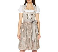 Stockerpoint Women's Dirndl Elyse Special Occasion Dress, Taupe, 34