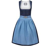 Stockerpoint Women's Dunja Midi Dirndl, Blue, 8