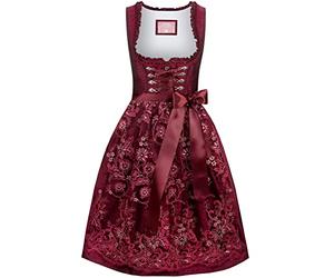 Stockerpoint Women's Eva Midi Dirndl (Pack of 1), red, 20