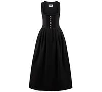 Stockerpoint Women's Zenta3 Maxi Dirndl Without Apron, Black, 38