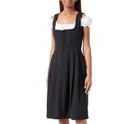 Stockerpoint Women's Zita Midi Dirndl Without Apron, Black, 20