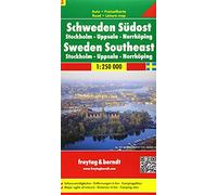 Stockholm and South Eastern Sweden (Road Maps): Toeristische wegenkaart 1:250 000
