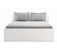 Stockholm bed birch multiplex with high headboard 180 white Richard Lampert - KP_LAMPERT STOCKHOLM MI