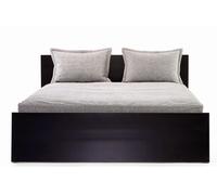 Stockholm bed birch multiplex with high headboard Richard Lampert - LAMPERT STOCKHOLM MI 120 SCHW