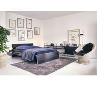 Stockholm bed birch multiplex without headboard 160 black Richard Lampert - LAMPERT STOCKHOLM 160 OH SCHW