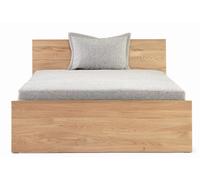 Stockholm Bed Oak with High Headboard 140 Richard Lampert - LAMPERT STOCK EICHE 140