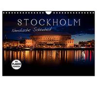 Stockholm - Nordic beauty UK-Version (Wall Calendar 2026 DIN A4 Landscape), CALVENDO 12 Month Wall Calendar