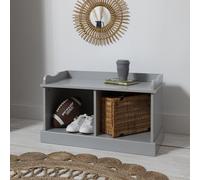 (Stockholm Storage Bench in Silk Grey) Stockholm Storage Bench