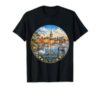 Stockholm Sweden, European Cruise Seaport Value Graphic T-Shirt