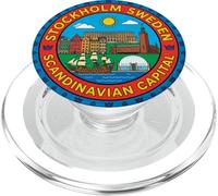 Stockholm Sweden Round Travel Souvenir City Tourist Gift PopSockets PopGrip for MagSafe