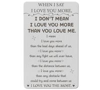 Stocking Fillers for Husband Gifts for Boyfriend Christmas Girlfriend Gifts Boyfriend Birthday Gift I Love You Gift Husband Present Wallet Insert Card Valentines Day Presents