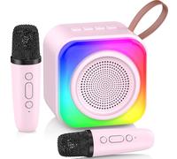 Stocking Fillers for Teen Girls - Karaoke Machine, Christmas Secret Santa Gifts, Girls Birthday Presents for Age 4-10 Daughter, Niece, Granddaughter (Pink)