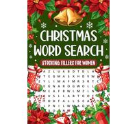 Stocking Fillers for Women: Christmas Word Search: Fun and Relaxing Holiday Themed Word Find Puzzle Book for Adults, Christmas Activity Book for Women