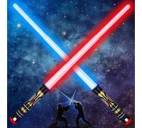 Stocking Fillers Kids, Light Saber Kids - Boys Sword Party Favors Supplies Halloween Christmas Xmas Birthday Cosplay Dress Up Accessories Costume Weapons - 2 Pack