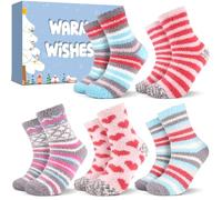 Stocking Fillers Women Fluffy Socks: Cosy Bed Socks for Women Ladies Sock 4-7, Xmas Gifts for Her Mum Sister Presents, Secret Santa Gifts Stocking Fillers for Teenage Girls Christmas Presents