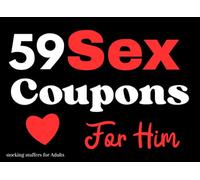 stocking stuffers for Adults, 59 Sex Coupons for Him: Kinky Vouchers for Boyfriend or Husband and Christmas Present Idea