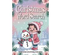 Stocking Stuffers for Kids: Word Search: Christmas Gifts for Kids: Large Print Puzzle Book with Christmas Patterns and Solutions