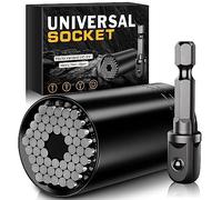 Stocking Stuffers for Men Adults,Super Universal Socket Tools Gifts for Men,Mens Christmas Gifts,Cool Stuff Gadgets for Men Dad Husband Boyfriend Him,Tools Socket Set with Power Drill Adapter(7-19 MM)