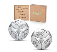 Stocking Stuffers for Men Women Adults, White Elephant Anniversary Christmas Birthday Gifts for Men Women, Date Night Dice Couples Gift Him Her, Valentine's Day for Him Her, Food Dice